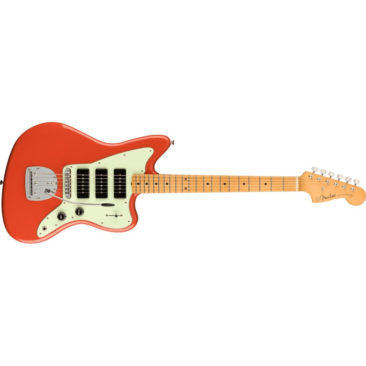 Amazon | Fender エレキギター Noventa Jazzmaster (Fiesta Red/Maple